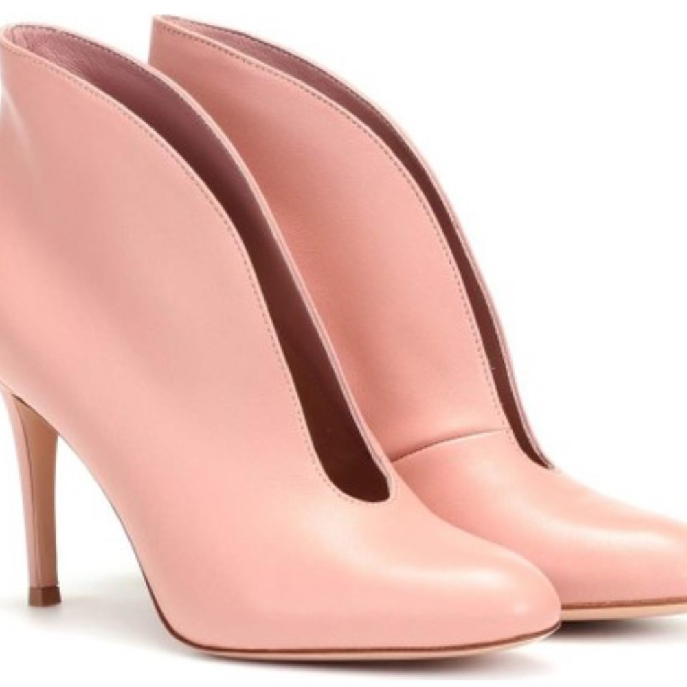 Gianvito Rossi vamp 85 leather ankle boots